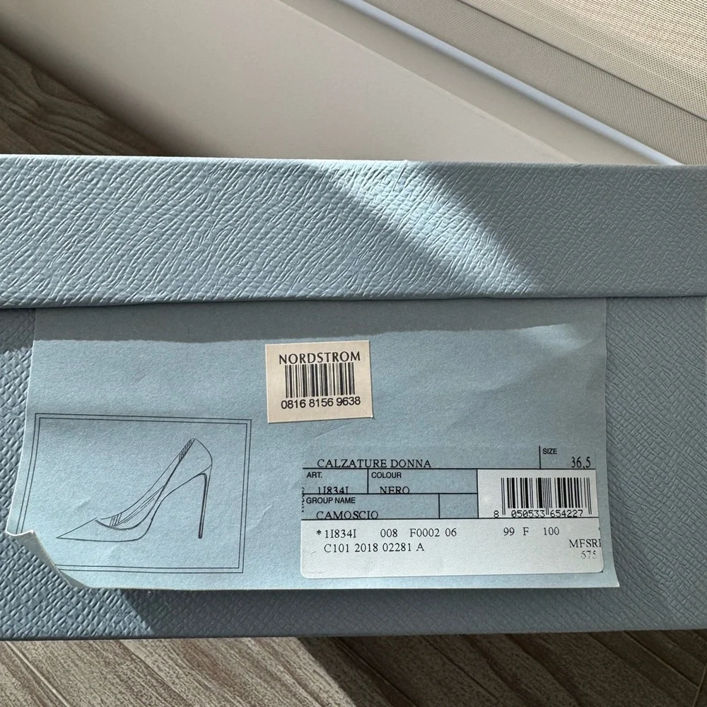 Prada Calzature Donna Suede Stiletto Pumps - Picture 11 of 11